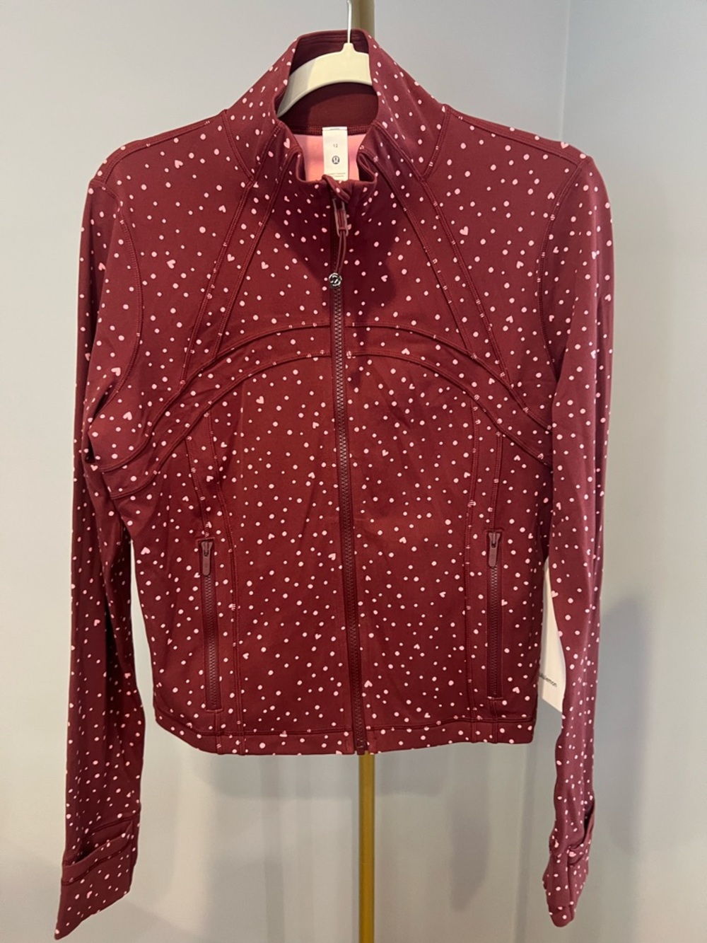 NWT LULULEMON Valentine's Day collections DEFINE CROPPED JACKET NULU